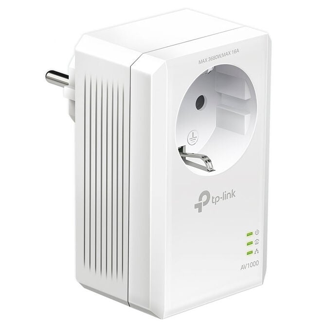 TP-Link TL-PA7019P KIT Powerline-Adapter, AV1000 Gigabit-Netzwerk, mit Steckdose - wei&szlig; image number 1