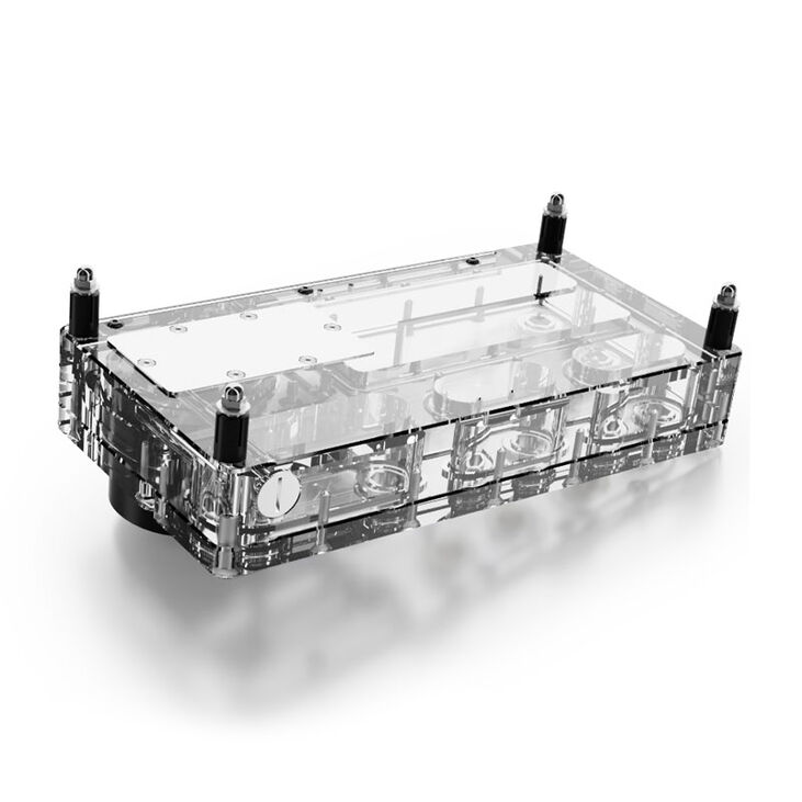 Alphacool Core Distro Plate 240 mm Links mit VPP, ARGB - Acryl image number 1