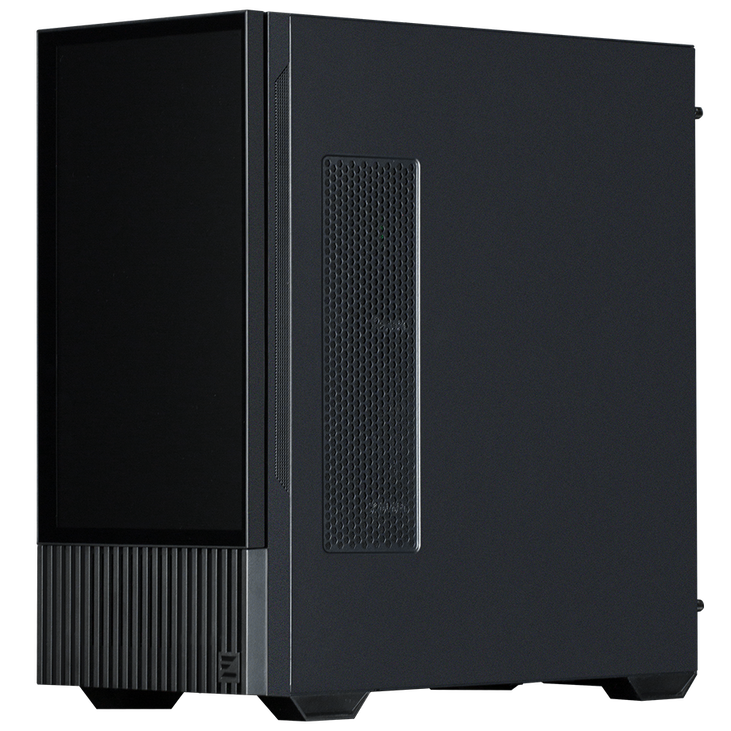 Zalman Z10 DS PC-Gehäuse, Midi-Tower, ATX, RGB, Tempered Glass - schwarz, mit LCD-Display image number 5