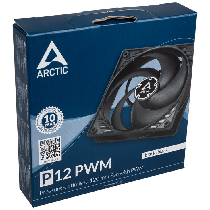 Arctic P12 PWM fan, black - 120mm image number 4