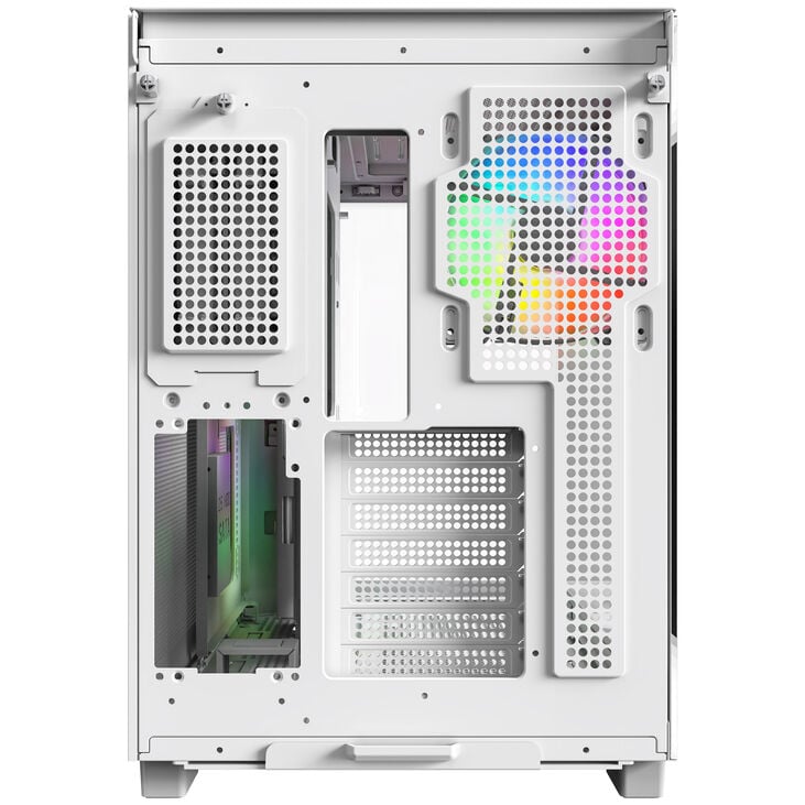 Montech KING 65 PRO PC Case, Mid Tower, ATX, ARGB, Tempered Glass - White image number 5