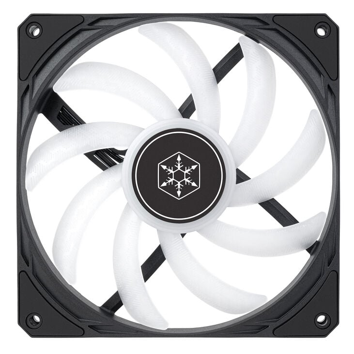 SilverStone SST-AS140B-ARGB Air Slimmer 140 PWM Lüfter - schwarz image number 1