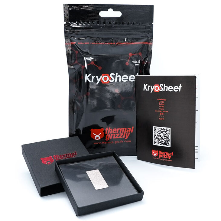 Thermal Grizzly KryoSheet thermal pad - 24 x 12 mm image number 0
