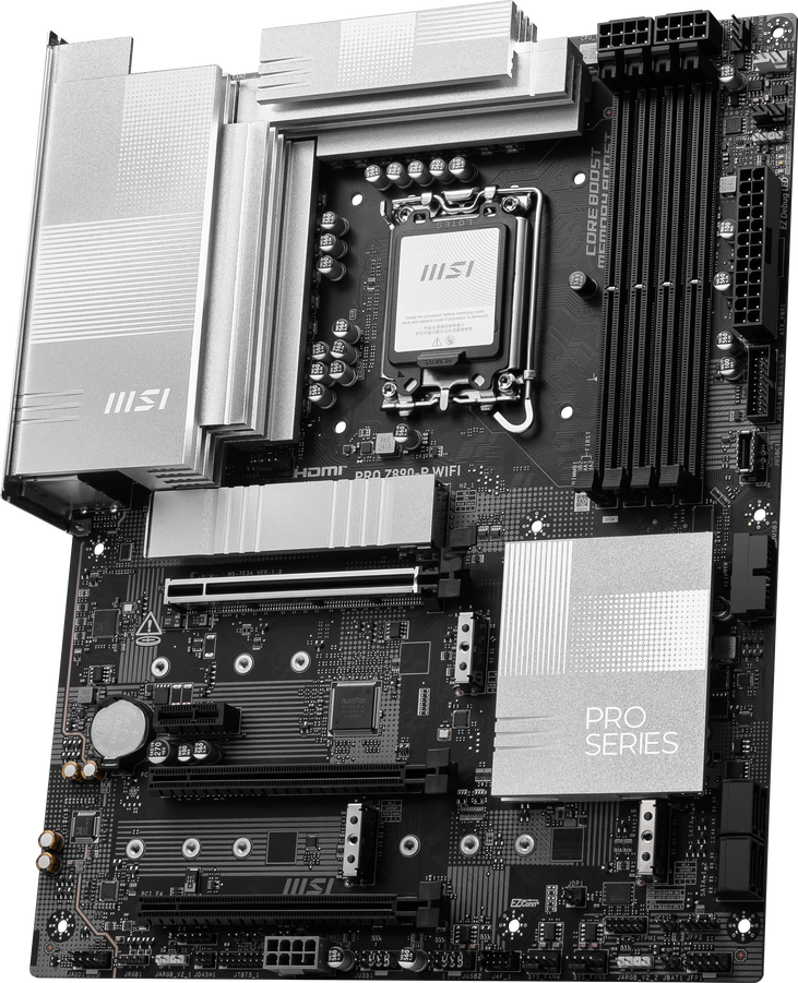 MSI PRO Z890-P WIFI motherboard, LGA 1851 socket, Intel Z890, ATX, DDR5 image number 3
