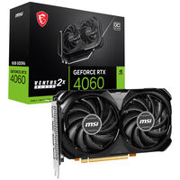MSI GeForce RTX 4060 Ventus 2X Black 8G OC, 8192 MB GDDR6