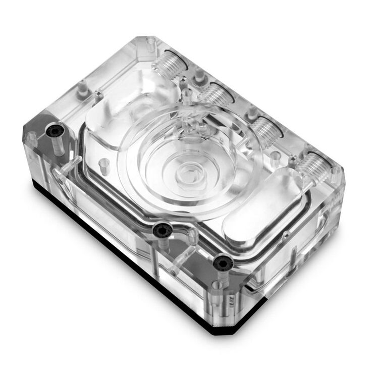EK Water Blocks EK-Quantum Kinetic FLT 80 Ausgleichsbehälter, D5/DDC Body, D-RGB - Acryl image number 1