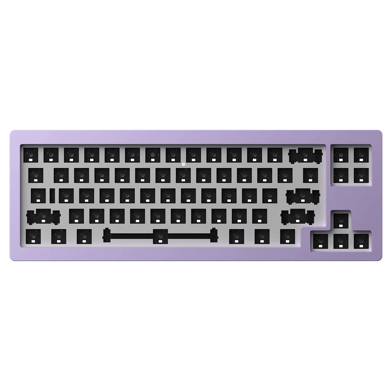 Akko MonsGeek M7 VIA Barebone Gaming-Tastatur, 65%, Hot-Swap-fähig, RGB, ANSI-Layout - lila