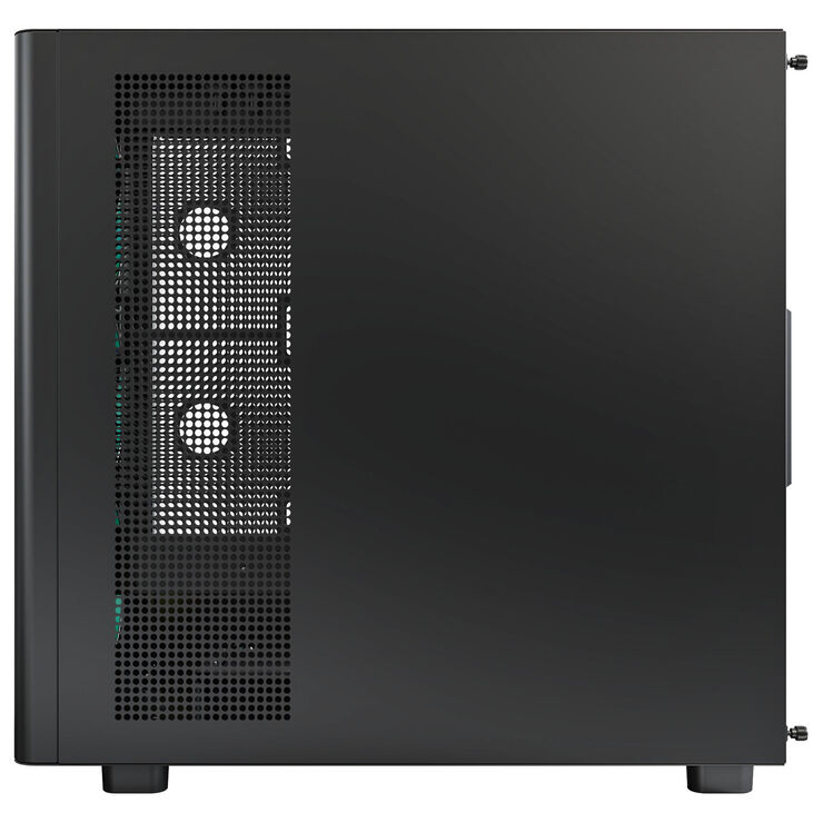 Montech XR Wood PC-Gehäuse, Midi-Tower, ATX, ARGB, Tempered Glass - schwarz image number 2