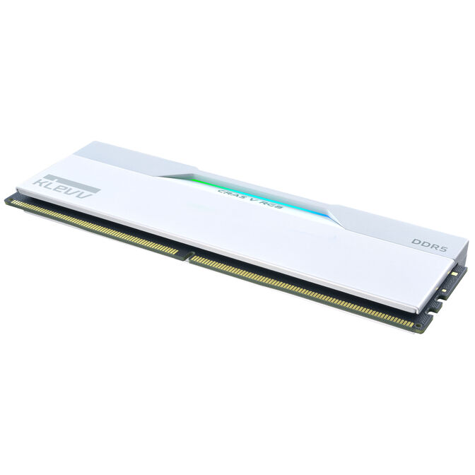 KLEVV CRAS V RGB DDR5-6000 RAM, CL30, XMP 3.0 & EXPO - 64 GB Dual-Kit, wei&szlig; image number 3