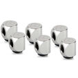 Thermal Grizzly DeltaMate Rotary Fitting - 90 Grad, Gloss Nickel, 6er-Pack image number null