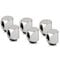 Thermal Grizzly DeltaMate Rotary Fitting - 90 Grad, Gloss Nickel, 6er-Pack