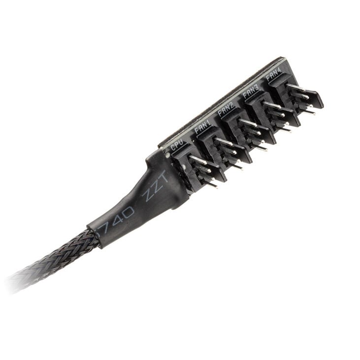 Akasa FLEXA FP5H PWM Splitter Hub - schwarz image number 2