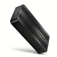AXAGON EEM2-40G M.2-Geh&auml;use, USB4, 40 Gbit/s, NVMe, Aluminium - schwarz