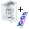 PHANTEKS NV7 - wei&szlig; + D30 PWM Reverse Airflow D-RGB L&uuml;fter, 3er Pack - 120mm
