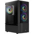 Aerocool Quantum v3 Midi-Tower, RGB, Tempered Glass - schwarz image number null
