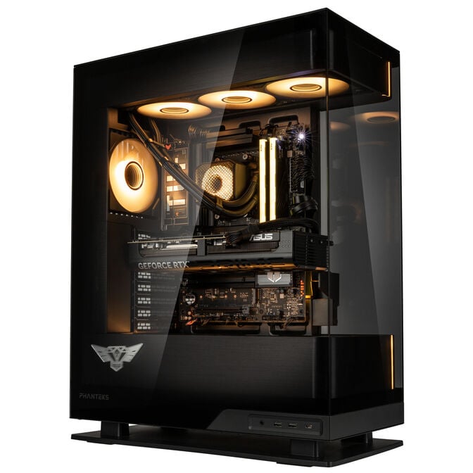 KingForge Gaming-PC Diamant, AMD Ryzen 7 9800X3D, RTX 5080, Phanteks Evolv X2 &ndash; Fertig-PC image number 0