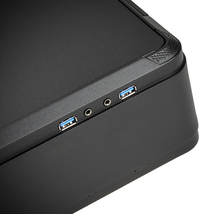 SilverStone SST-FTZ01B Fortress Mini-ITX Gehäuse - schwarz image number 4