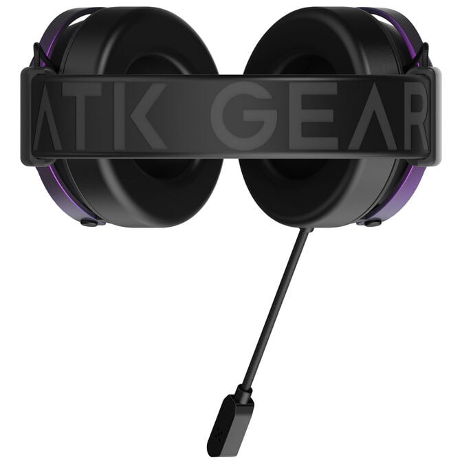 ATK Neptune N9 Ultra Gaming-Headset, kabellos, 7.1 - schwarz/purpur image number 6
