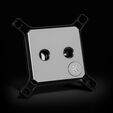 EK Water Blocks EK-Quantum Magnitude - 1700 Nickel + Satin Titanium image number null