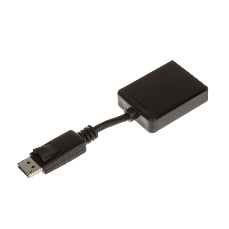 InLine Adapterkabel, DisplayPort Stecker auf DVI-D Buchse - schwarz image number 1