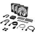 CORSAIR iCUE LINK RX120 MAX RGB PWM L&uuml;fter - 3er-Pack, 120mm, schwarz image number null