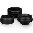 Thermal Grizzly DeltaMate Fitting, Messing, G1/4&rdquo;-Gewinde - schwarz, HT16, 6er-Pack image number null