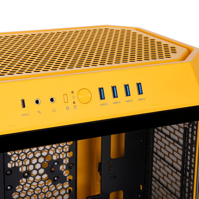 Thermaltake The Tower 600 PC-Geh&auml;use, Midi-Tower, ATX, Tempered Glass - Bumblebee image number 22