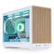 Lian Li DAN Cases A3-mATX Wood Edition PC-Geh&auml;use, Tempered Glass, Micro-ATX - Buche, wei&szlig;