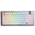 Glorious GMMK 3 Pro Wireless 75 % Custom Gaming-Tastatur - Pre-Built, ANSI (US), Fox Switches, silber image number null