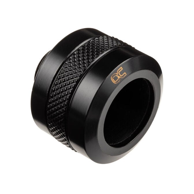 Alphacool Eiszapfen Pro Anschluss 16mm Hardtube Fitting G1/4, 6-Pack - schwarz image number 1