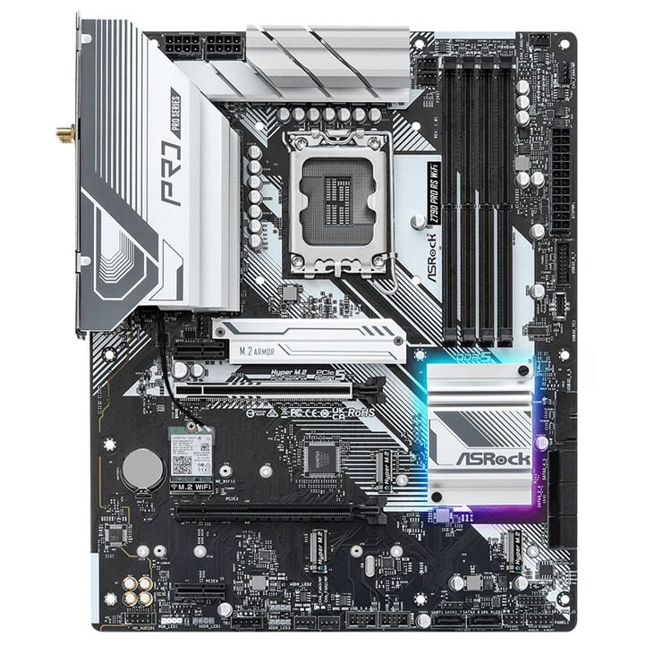 ASRock Z790 Pro RS WiFi, Intel Z790 Mainboard - Sockel 1700, DDR5 image number 2