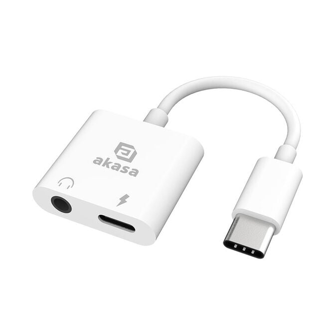Akasa USB Typ-C zu 3,5-mm-Kopfh&ouml;rerbuchse, Ladeadapter-Kabel - Power Delivery, image number 1