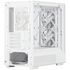 Zalman P10 Namu PC-Gehäuse, Mini-Tower, mATX, Tempered Glass - weiß, Holz image number null