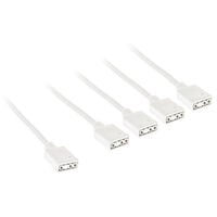 Kolink ARGB 1-4 Splitterkabel - 30cm, weiß