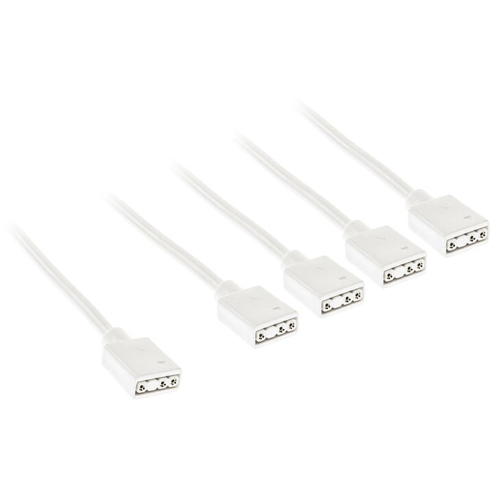 Kolink ARGB 1-4 splitter cable - 30cm, white image number 0