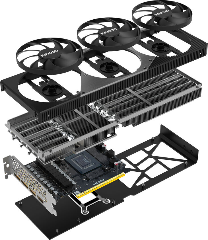 INNO3D GeForce RTX 5070 X3 OC, 12288 MB GDDR7 image number 12