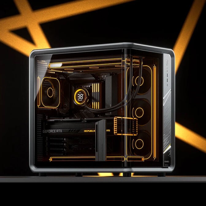 Jonsplus BO400CG PC Case, Mid Tower, ATX, Tempered Glass - Gunmetal Grey image number 14