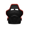 Sabelt SRP-1 Simracing-Sitz, Glasfaser-Schale, Formel-Design, gepolstert - racing black image number null