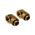 Corsair Hydro X Series Adapter 90 Grad G1/4 Zoll AG auf G1/4 Zoll IG - 2er Pack, drehbar, gold image number null