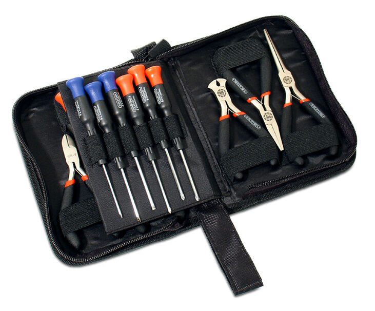 InLine Precision Pliers and Screwdriver Set - 19 pieces image number 1
