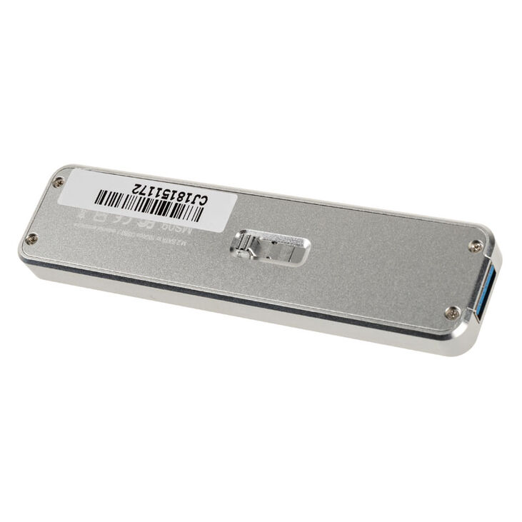 SilverStone SST-MS09S, M.2 SSD to USB-A 3.1 Enclosure, silver image number 2
