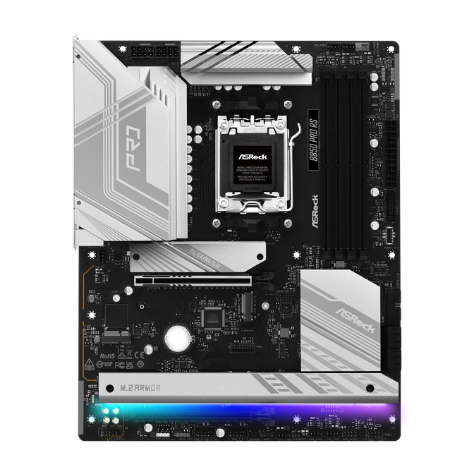 ASROCK B850 Pro RS Mainboard, Sockel AM5, AMD B850, ATX, DDR5 image number 4