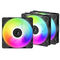 ARCTIC P14 Pro Reverse A-RGB PWM Fan - 140mm, black, pack of 3