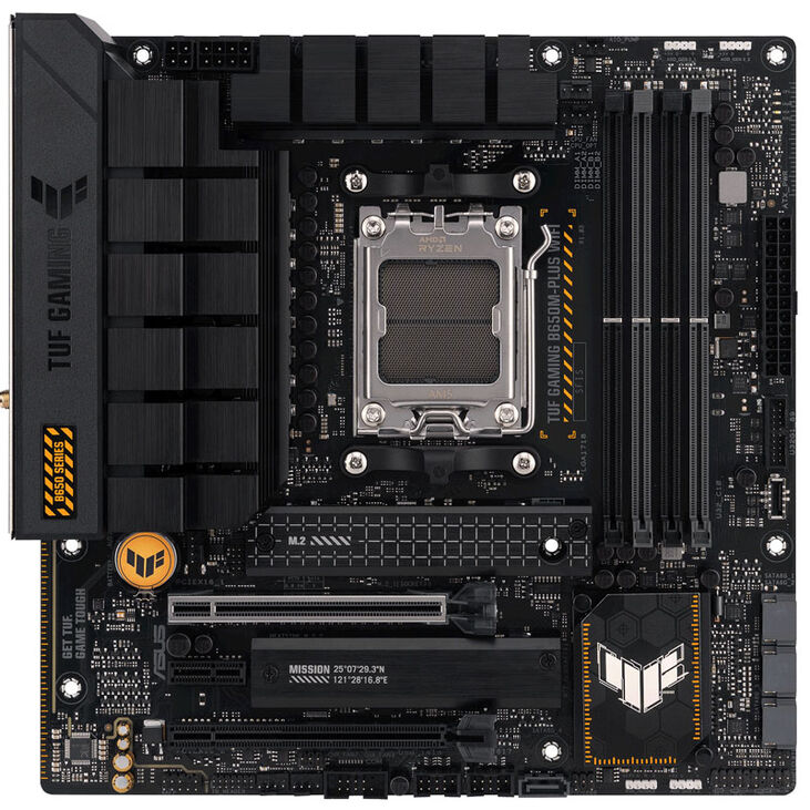 ASUS TUF Gaming B650M-Plus WiFi Mainboard, Sockel AM5, AMD B650, ATX, DDR5 image number 3