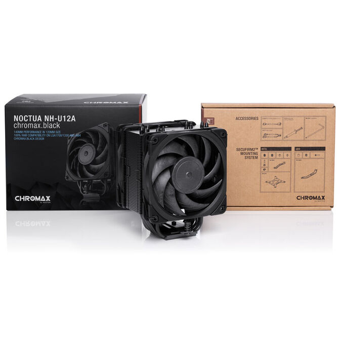 Noctua U12A chromax.black CPU-K&uuml;hler - 120mm image number 8
