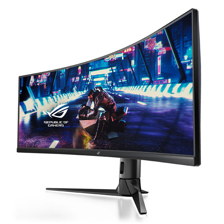 ASUS ROG Strix XG49VQ, 49 inch Gaming Monitor, 144 Hz, VA, FreeSync 2 image number 4