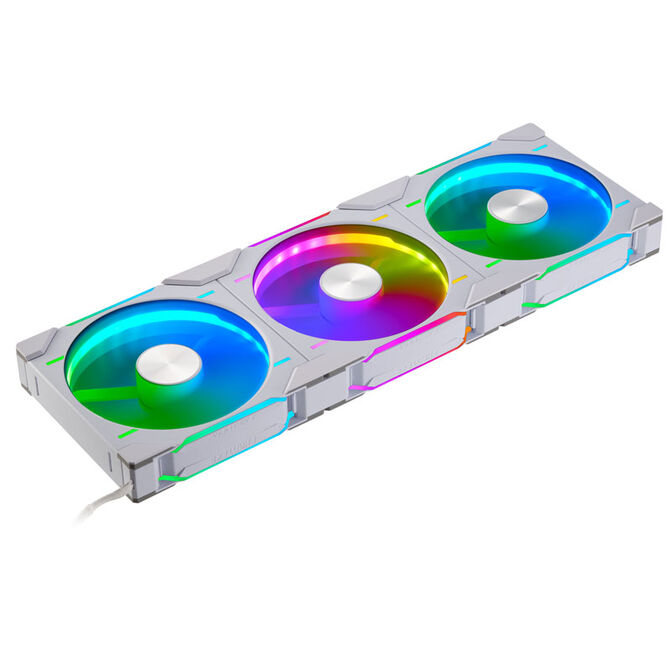 Phanteks D30 PWM Regular Airflow, D-RGB Fan, 3-pack - 140mm, white image number 0