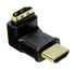 InLine HDMI Adapter Stecker/Buchse gewinkelt - schwarz image number null