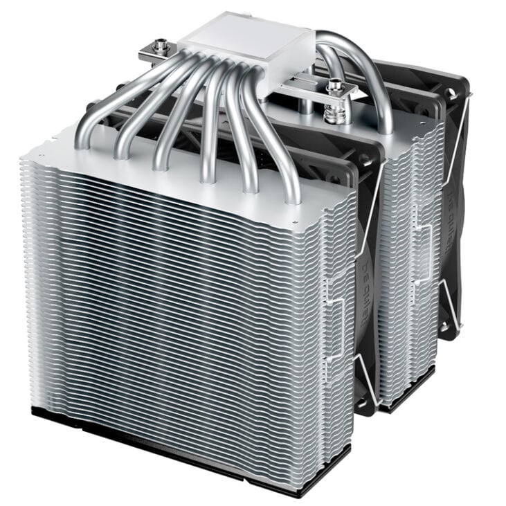 be quiet! Pure Rock Pro 3 CPU cooler, dual tower - 120mm, silver image number 2