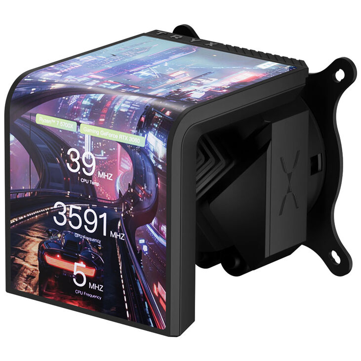 TRYX PANORAMA SE ARGB 240 Komplett-Wasserkühlung, 3D-AMOLED-Display - 240mm, schwarz image number 5